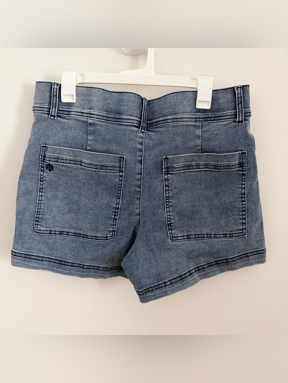 Betabrand Denim Shorts Elastic Waist XL - Picture 4 of 7
